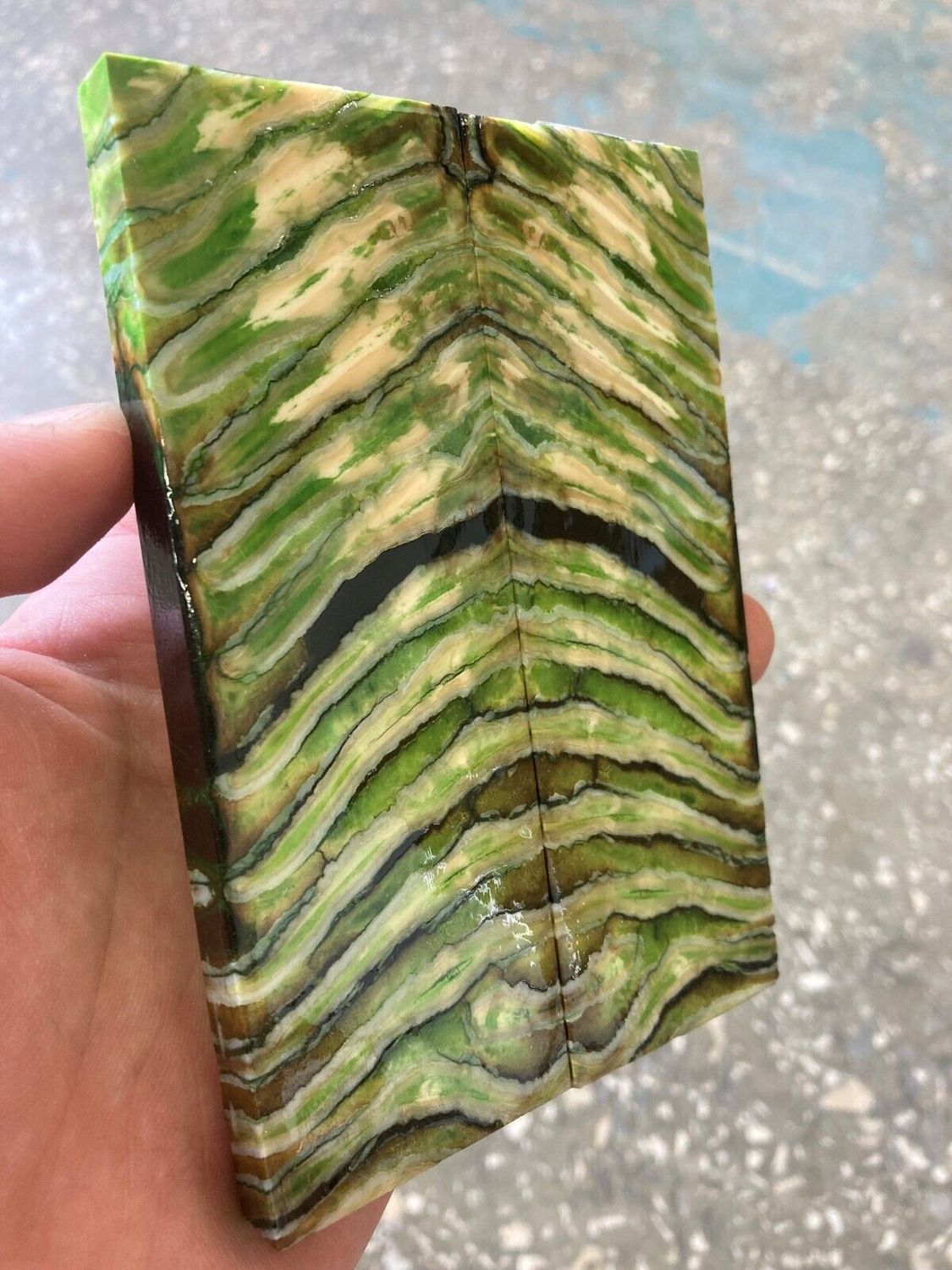 Mammoth tooth scales stabilized pair for knifehandl and handmade
#mammoth #tusk #mammothscales #mammothblock #knifehandlematerial #knifemakingcommunity #knifehandles #knifemakingsupplies #knifescales 
