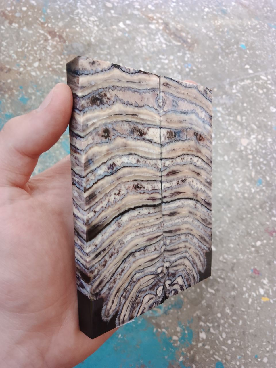 Mammoth tooth scales stabilized pair for knifehandl and handmade
#mammoth #tusk #mammothscales #mammothblock #knifehandlematerial #knifemakingcommunity #knifehandles #knifemakingsupplies #knifescales 