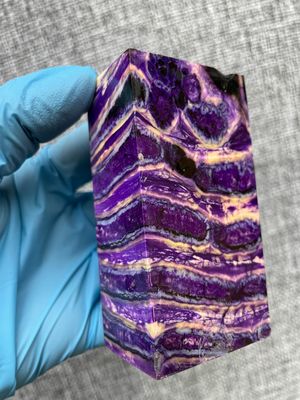 Mammoth tooth block stabilized for knifehandl and handmade 3.34-1.77-1.14 inch T733