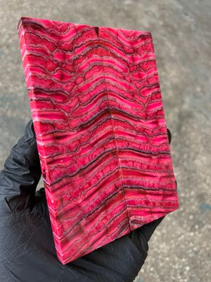 Mammoth tooth scales stabilized pair for knifehandl and handmade 5.19-1.81-0.35 inch T763