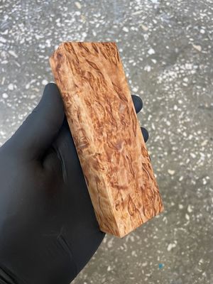 Karelian birch masur stabilized block for knifehandl knifehand knifemaking and handmade