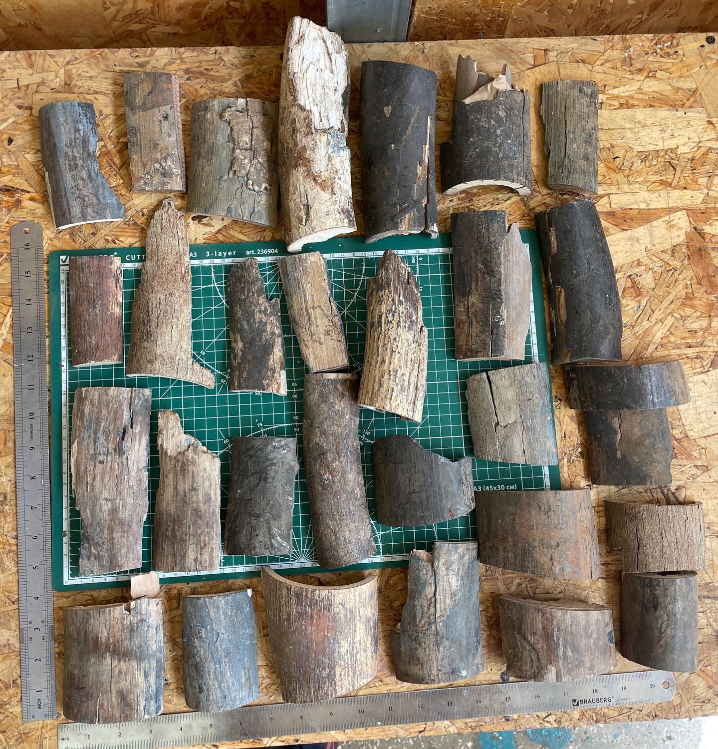 mammoth tusk bark off cutting set 5 kg BOX10