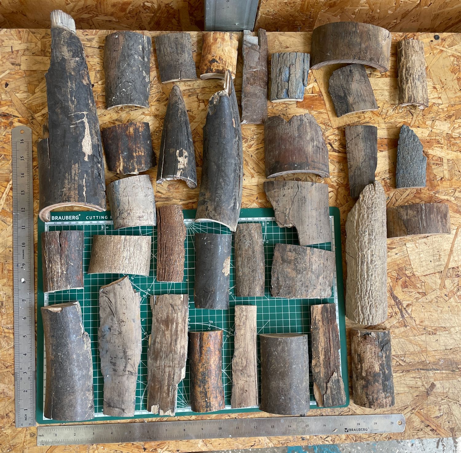 mammoth tusk bark off cutting set 5 kg BOX11