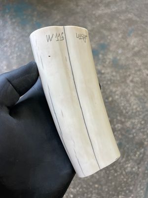 Walrus tusk for scrimshaw knifehandl carving 0.9 lb W116