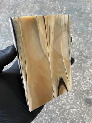 Mammoth tusk stabilized pair scales for knifehandl and handmade 5.26-1.73-0.35 inch MTS1