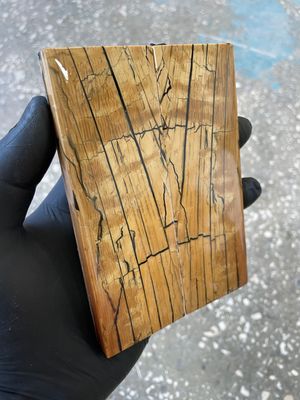 Mammoth tusk stabilized pair scales for knifehandl and handmade  5.31-1.81-0.39 inch MTS20
