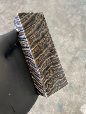 Mammoth tooth block stabilized for knifehandl and handmade 5.15-1.77-1.1 inch TTH6