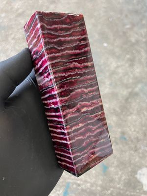 Mammoth tooth block stabilized for knifehandl and handmade 5.3-1.77-1.1 inch TTH10