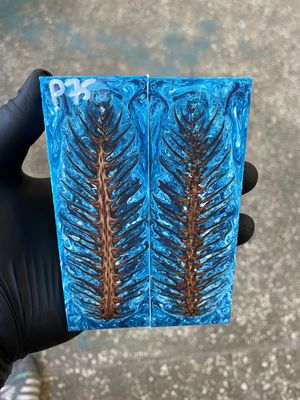 Pinecone resin pair scales for knife P75