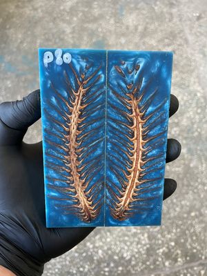 Pinecone resin pair scales for knife P80