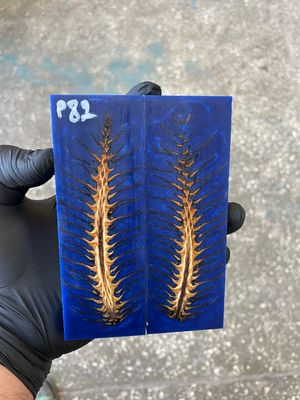 Pinecone resin pair scales for knife P82
