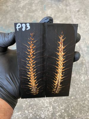 Pinecone resin pair scales for knife P83