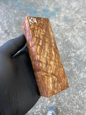 Karelian birch stabilized block for knifehandle K4
