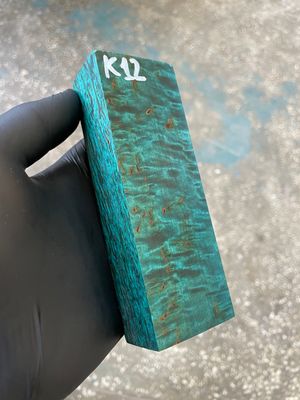 Karelian birch stabilized block for knifehandle K12