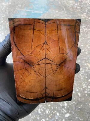 Mammoth tusk knife scales 5.15-1.81-0.35 inch MTS34