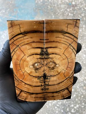 Mammoth tusk knife scales 5.15-1.81-0.39 inch MTS36