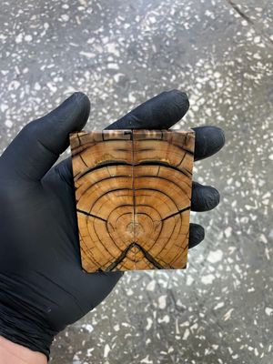 Mammoth tusk knife scales poket size 3.54-1.18-0.27 inch MTP25