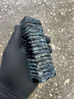 Mammoth tooth knife block stabilized  5.27-1.85-1.18 inch TTH21