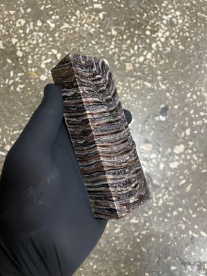 Mammoth tooth knife block stabilized  5.27-1.85-1.18 inch TTH24