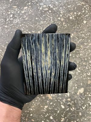 Mammoth tooth scales pair  stabilized for knifehandl 4.88-1.85-0.39 inch TOS64