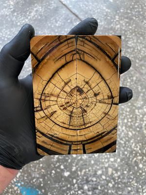 Mammoth tusk knife scales 5.19-1.81-0.39 inch MTS46