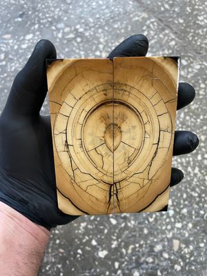 Mammoth tusk knife scales 5.23-1.77-0.39 inch MTS39