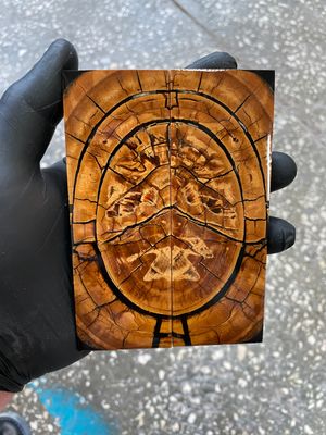 Mammoth tusk knife scales 5.19-1.85-0.39 inch MTS45