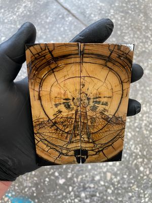 Mammoth tusk knife scales 4.92-1.88-0.35 inch MTS47