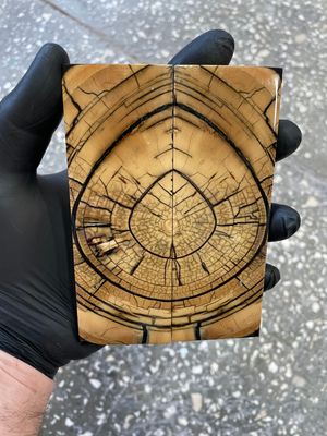 Mammoth tusk knife scales 5.23-1.85-0.43 inch MTS60