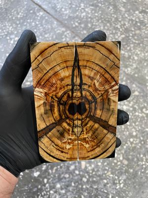 Mammoth tusk knife scales 5.27-1.77-0.39 inch MTS62