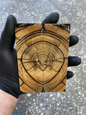 Mammoth tusk knife scales 5.11-1.73-0.39 inch MTS75