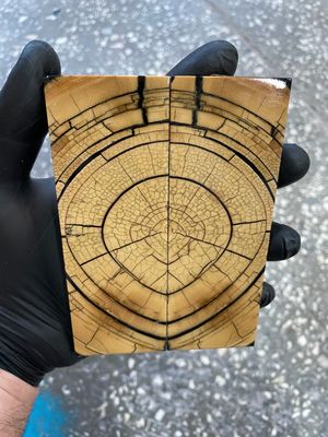 Mammoth tusk knife scales 5.23-1.85-0.39 inch MTS78