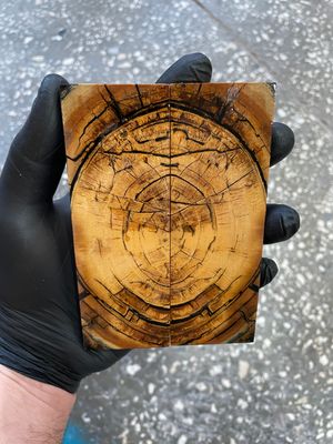 Mammoth tusk knife scales 5.11-1.73-0.39 inch MTS74