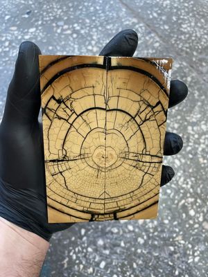 Mammoth tusk knife scales 5.19-1.81-0.43 inch MTS77