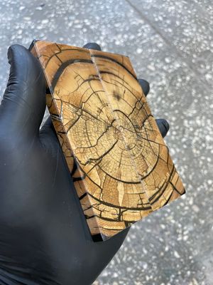 Mammoth tusk knife scales 5.19-1.85-0.39 inch MTS84