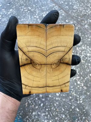 Mammoth tusk knife scales 5.03-1.81-0.47 inch MTS83