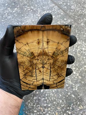 Mammoth tusk knife scales 5.19-1.85-0.39 inch MTS85