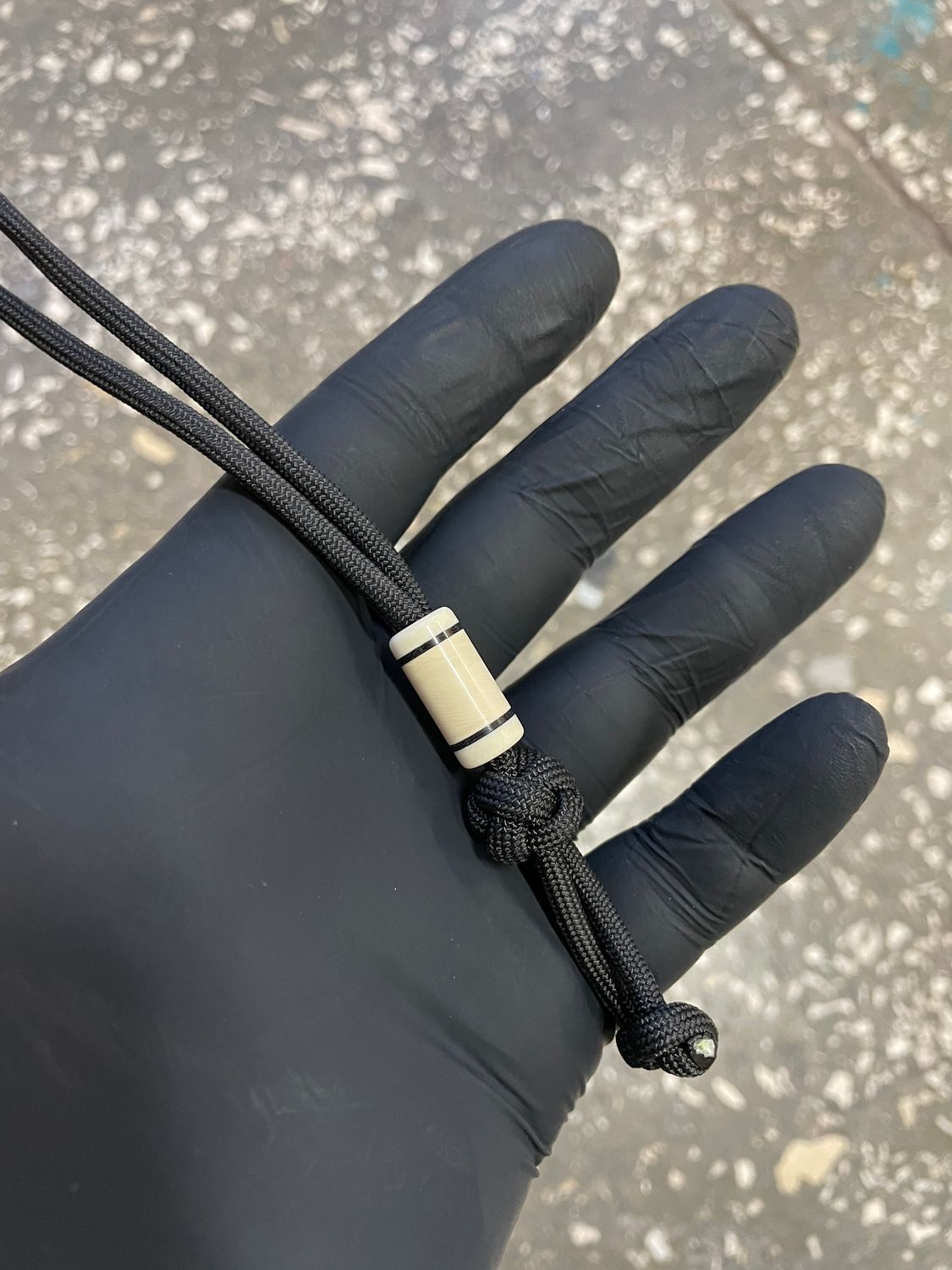 bead for knife lanyard mammoth tusk 1-th class BE3