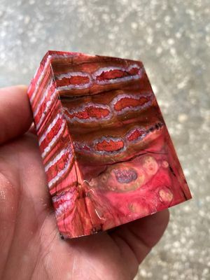 woolly mammoth tooth spacer block stabilized knifemaking material