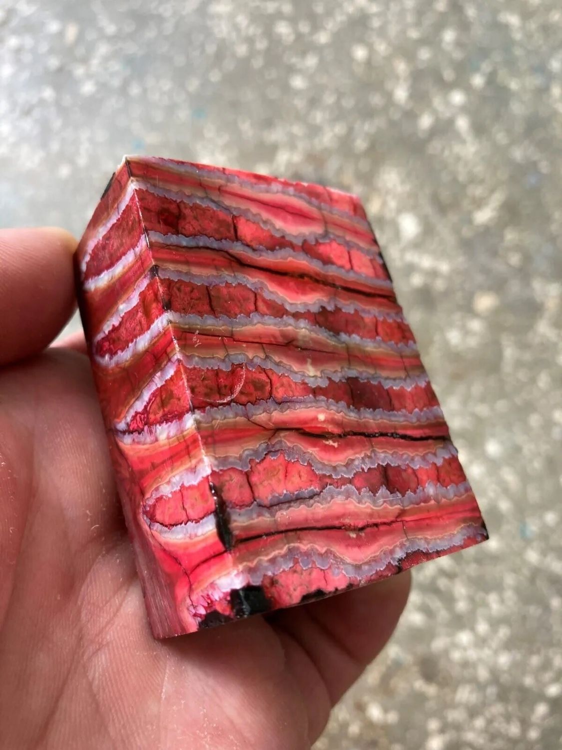 mammoth tooth stabilized spacer block for knife handle T21