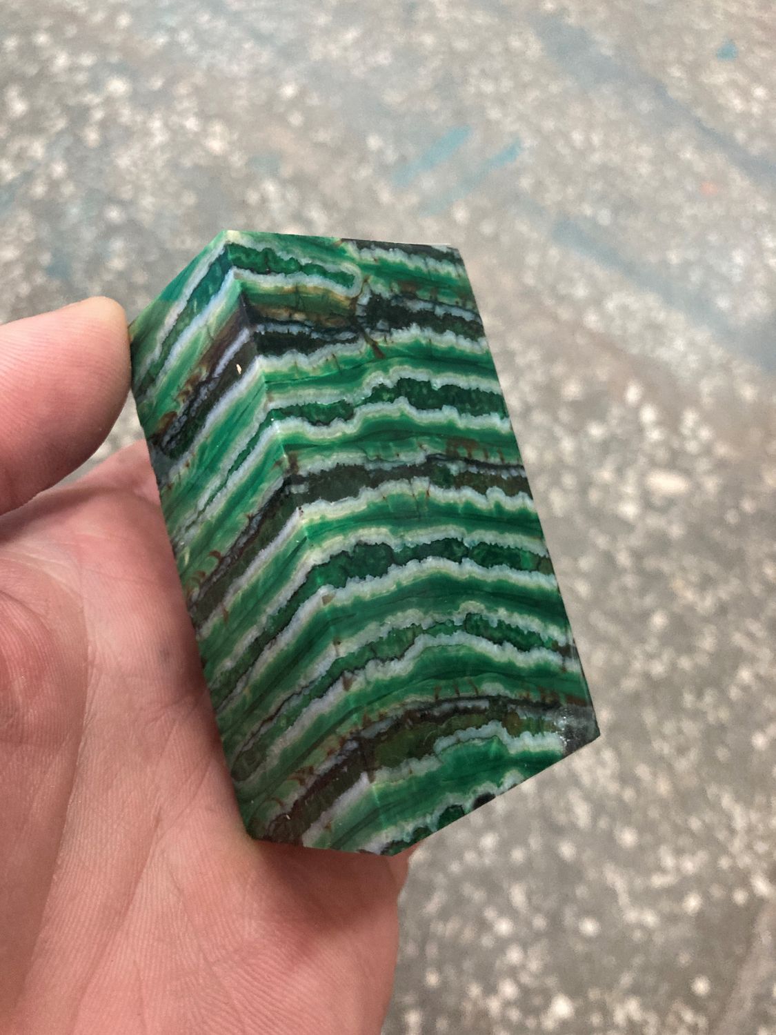 mammoth tooth stabilized spacer block for knife handle T538