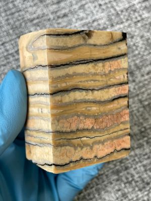 mammoth tooth stabilized spacer block for knife handle T677