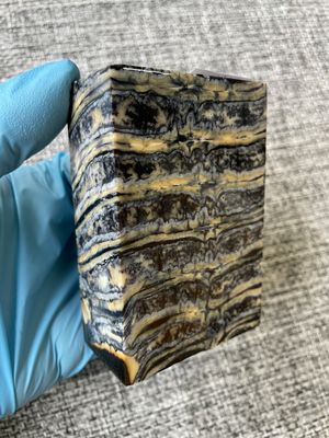 woolly mammoth tooth spacer block stabilized knifemaking material