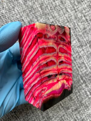 woolly mammoth tooth spacer block stabilized knifemaking material