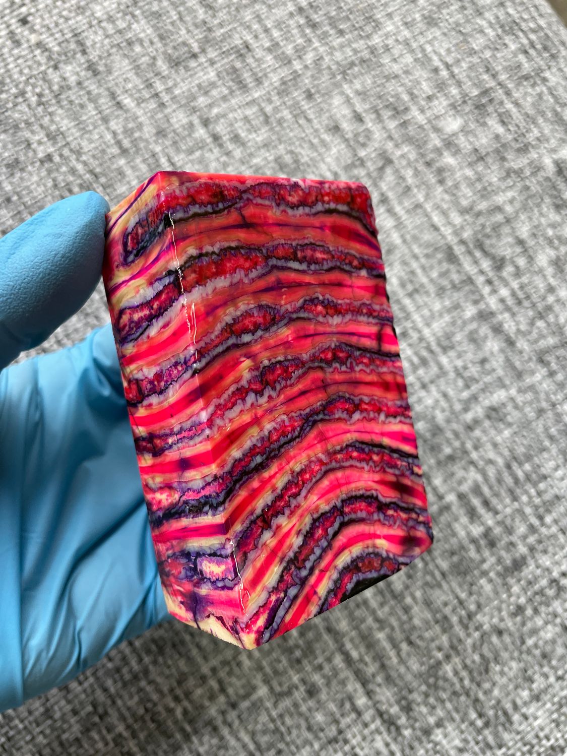 mammoth tooth stabilized spacer block for knife handle T671
