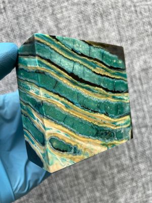 woolly mammoth tooth spacer block stabilized knifemaking material