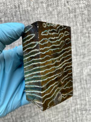 mammoth tooth stabilized spacer block for knife handle T723