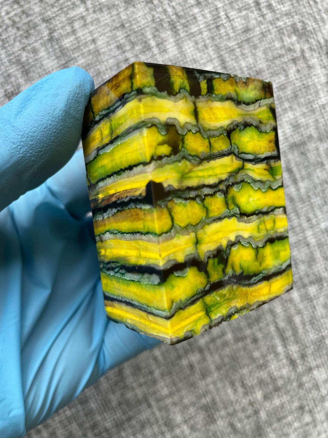 mammoth tooth stabilized spacer block for knife handle T730