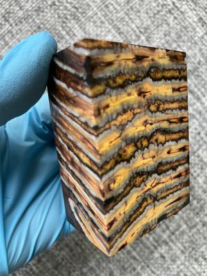 woolly mammoth tooth spacer block stabilized knifemaking material
