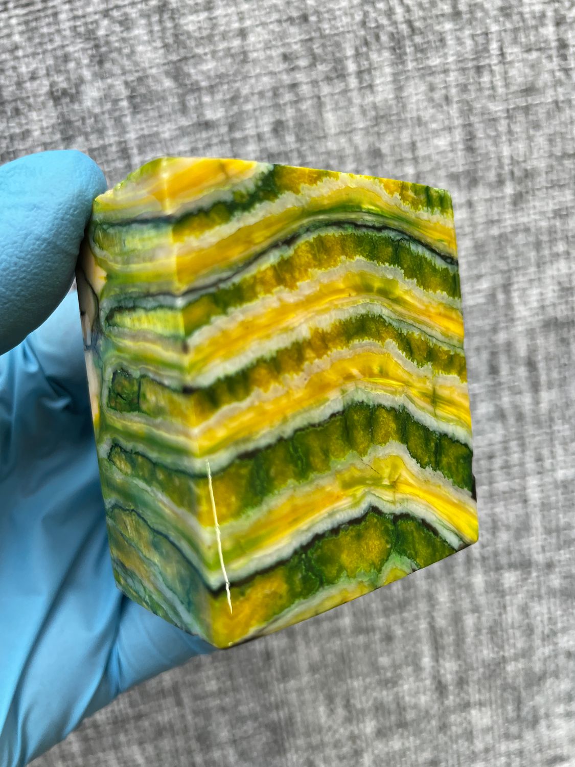 mammoth tooth stabilized spacer block for knife handle T724